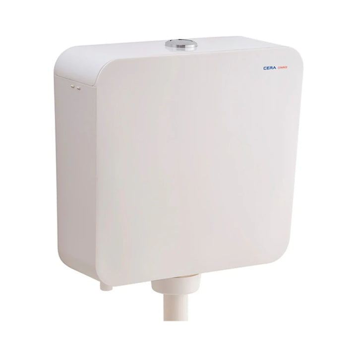 Cera External Wall Mounted Cistern Without Frame B1010111 - Snow White
