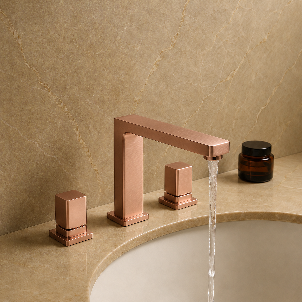 SERVEO REGALIA SERIES DUCK MOUNTED BASIN MIXER SV6302-ROSE GOLD