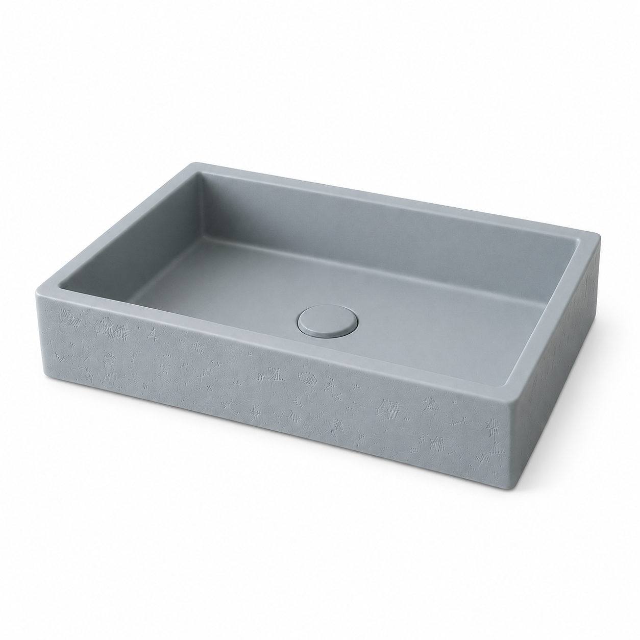 SERVEO RECTANGLE CEMENT WASH BASINS SV8304LG-LIGHT GREY
