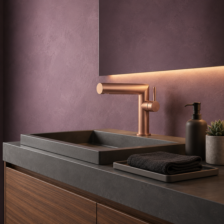 SCUBA SINGLE LIVER BASIN MIXER SC-1206 RG-ROSE GOLD