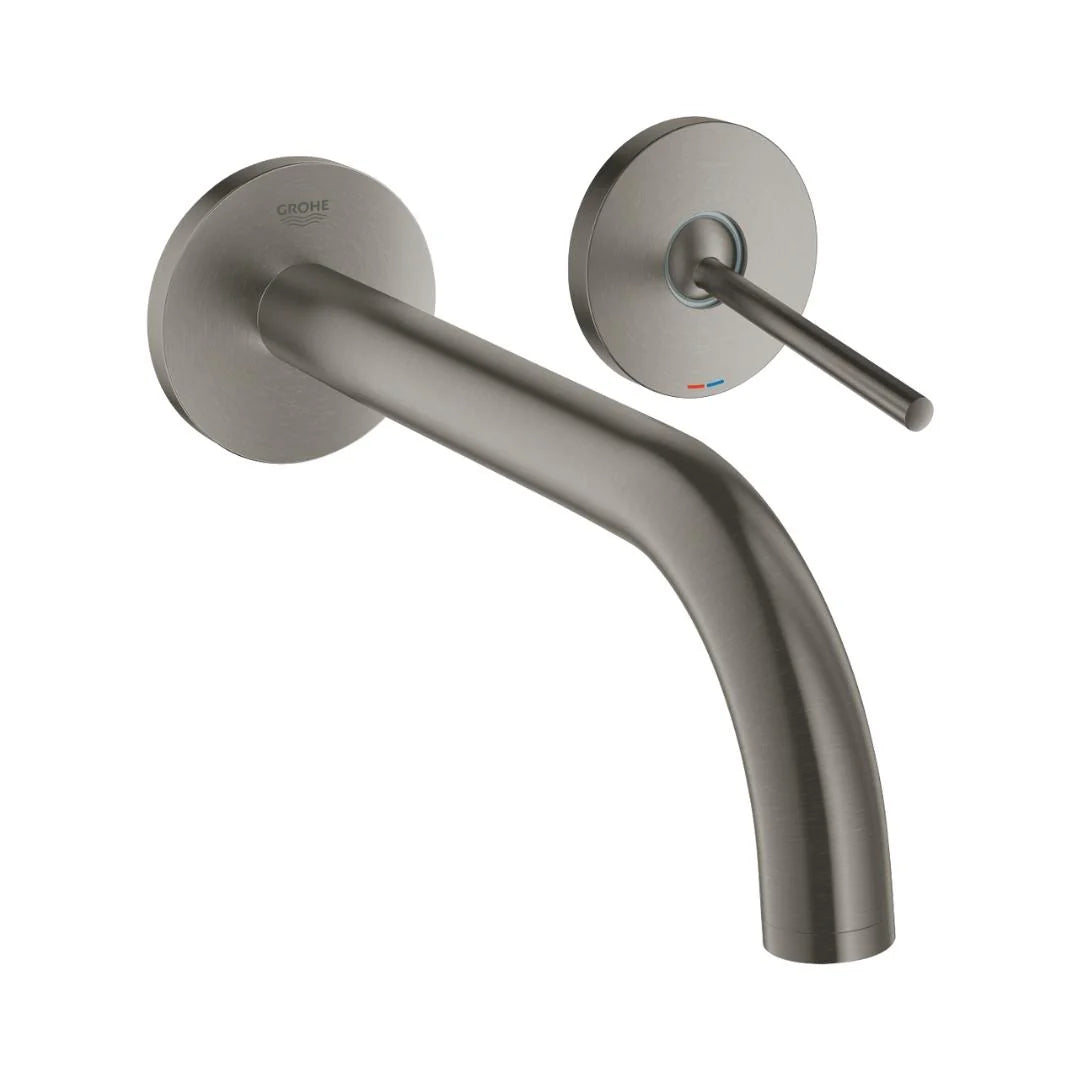 Grohe Wall Mounted Basin Mixer Atrio 19918AL3 - Hard Graphite