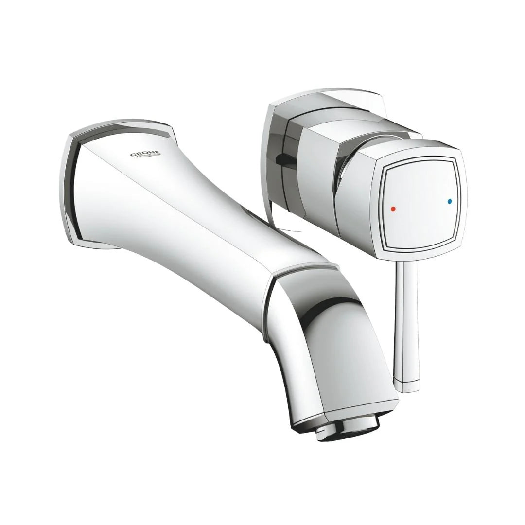 Grohe Wall Mounted Basin Mixer Grandera 19931ENA - Brushed Nickel