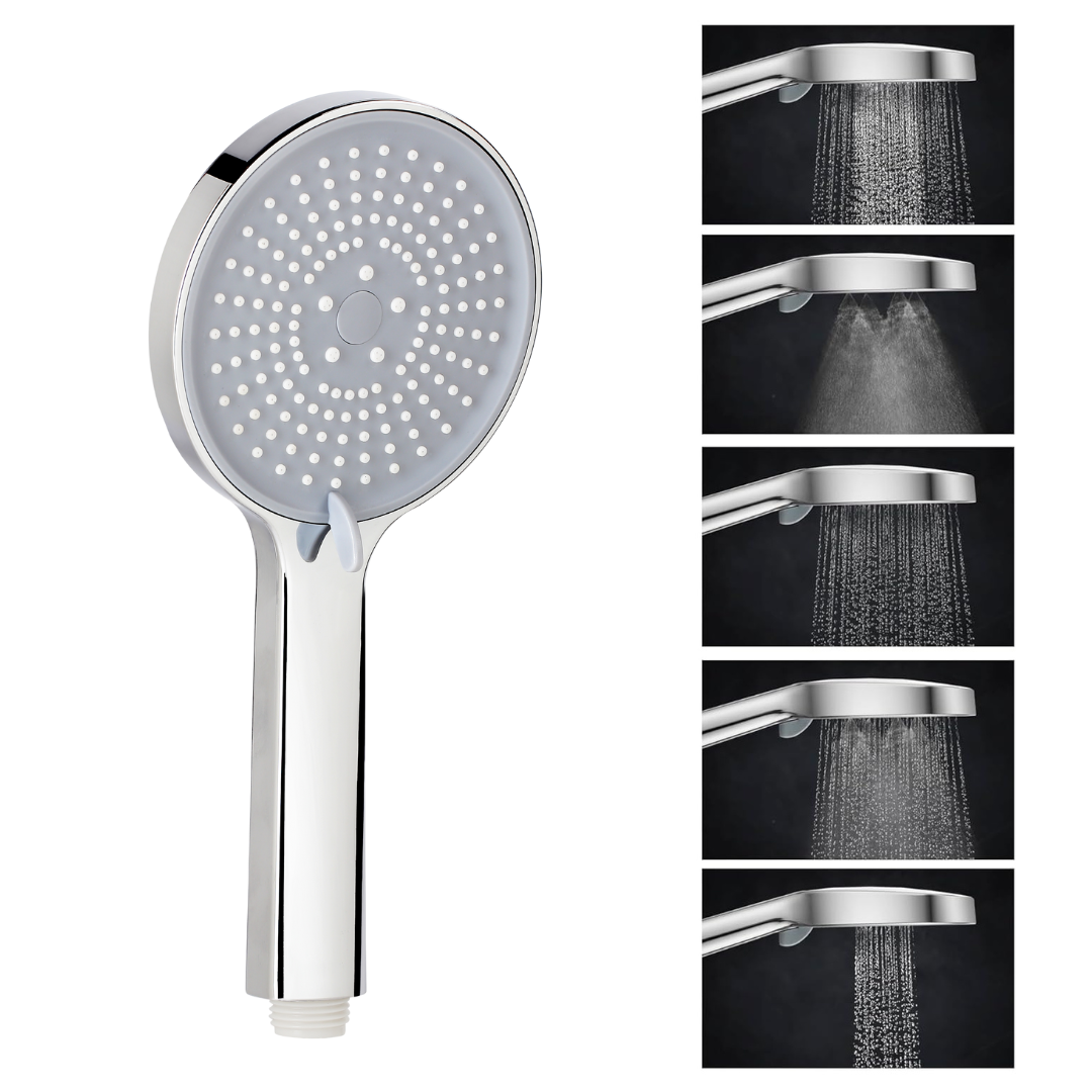 Picaso Round 108 Multiflow Hand Shower Set with 1.5 mtr hose & hook