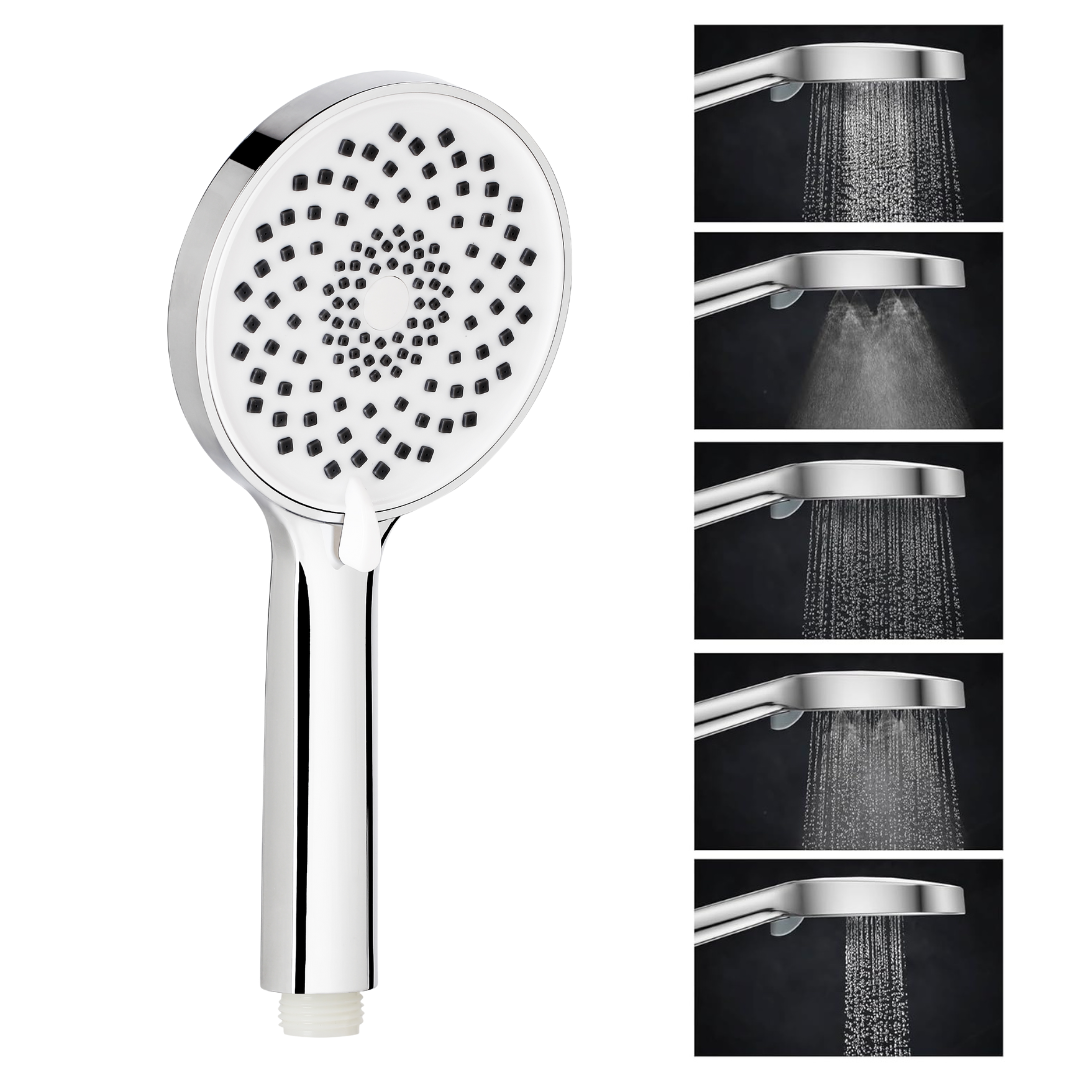 Picaso Round 109 Multiflow Hand Shower Set with 1.5 mtr hose & hook