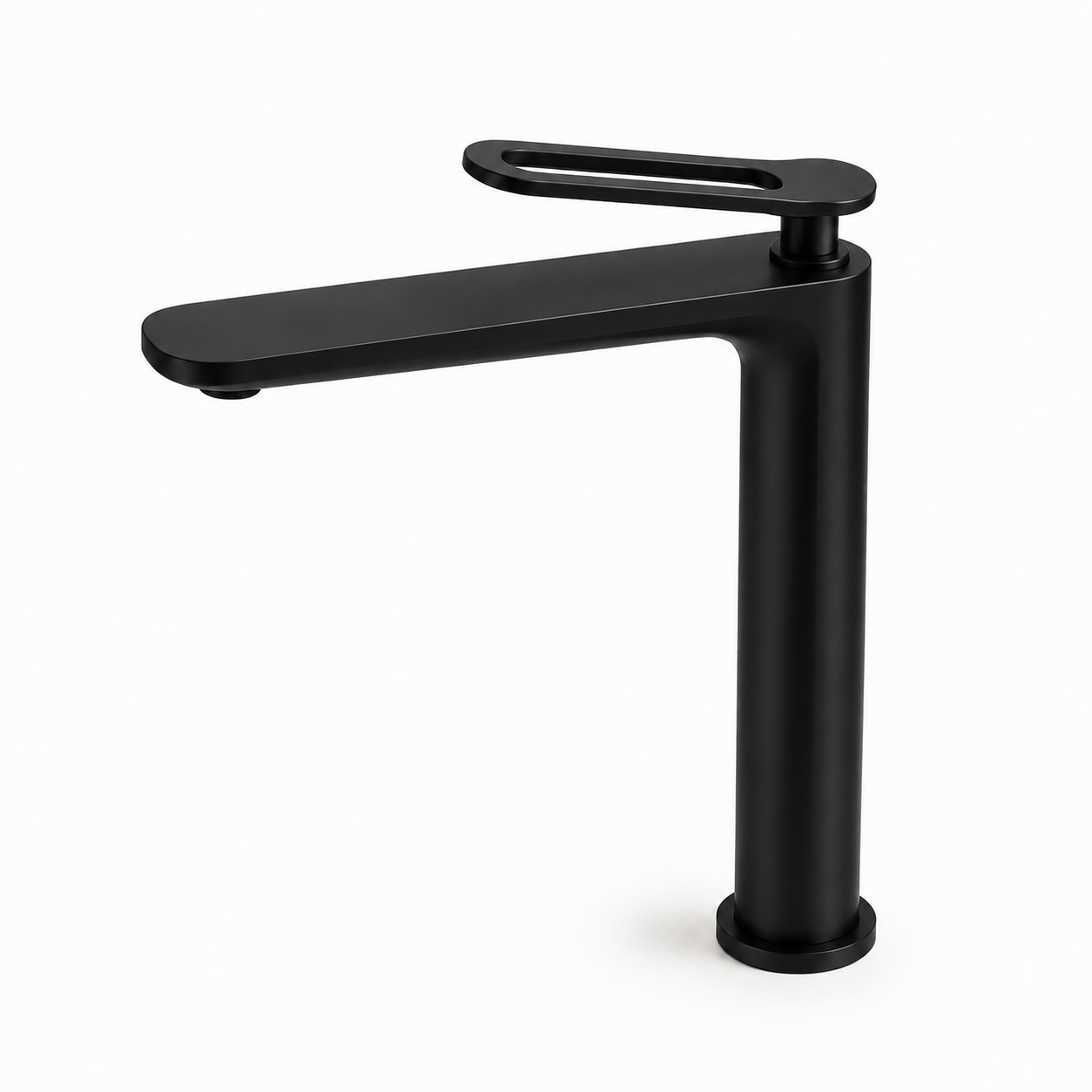 SERVEO CROWN SERIES BRASS TALL BASIN MIXER  SV6103-MATT BLACK