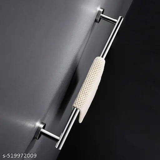 Quakin Towel Rod for Bathroom, 304 Grade Stainless Steel Towel Hanger for Wash Basin, Napkin Holder for Kitchen, Towel Bar 24inch, Chrome Finish