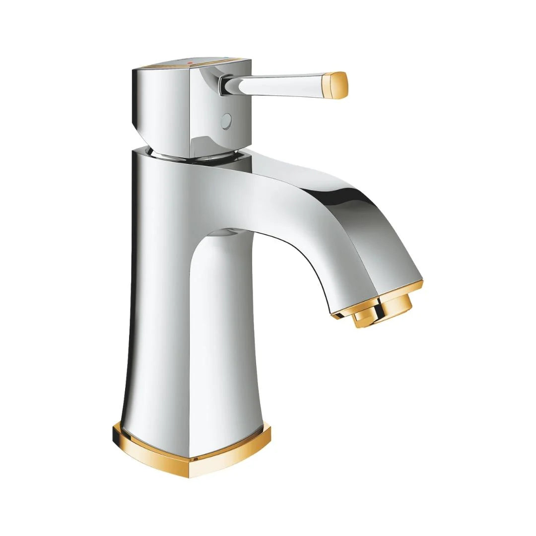 Grohe Table Mounted Tall Boy Basin Mixer Grandera 23310IG0 - Chrome Gold