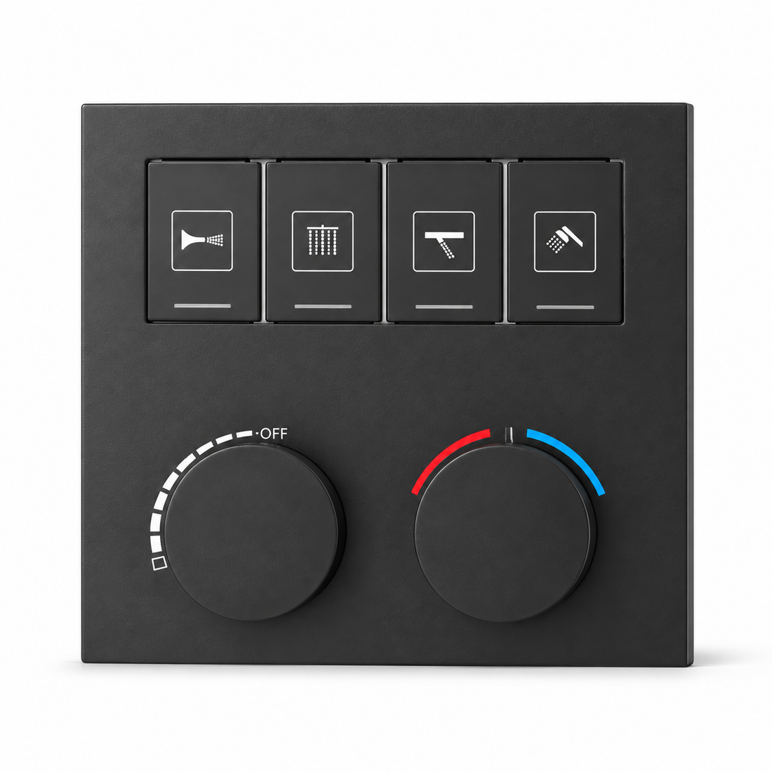 SERVEO REGALIA SERIES 4 WAY MULTI-FUCTION THERMOSTATIC HIGH FLOW DIVERTER SV904-MB-MATT BLACK