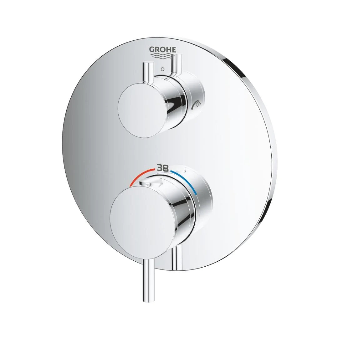 Grohe 2 Way Thermostatic Diverter Grohtherm Atrio 24138003 - Chrome Finish