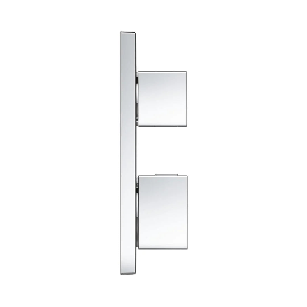 Grohe 2 Way Thermostatic Diverter Grohtherm Cube 24155000 - Chrome Finish