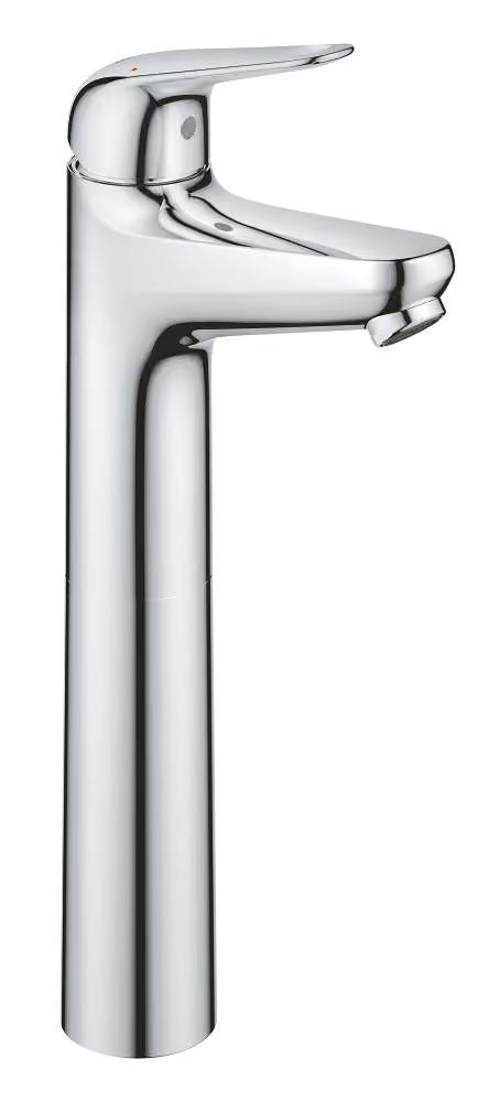 GROHE TABLE MOUNTED SINGLE LEVER BASIN MIXER WITHOUT POP-UP EUROECO 24289001-CHROME FINISH