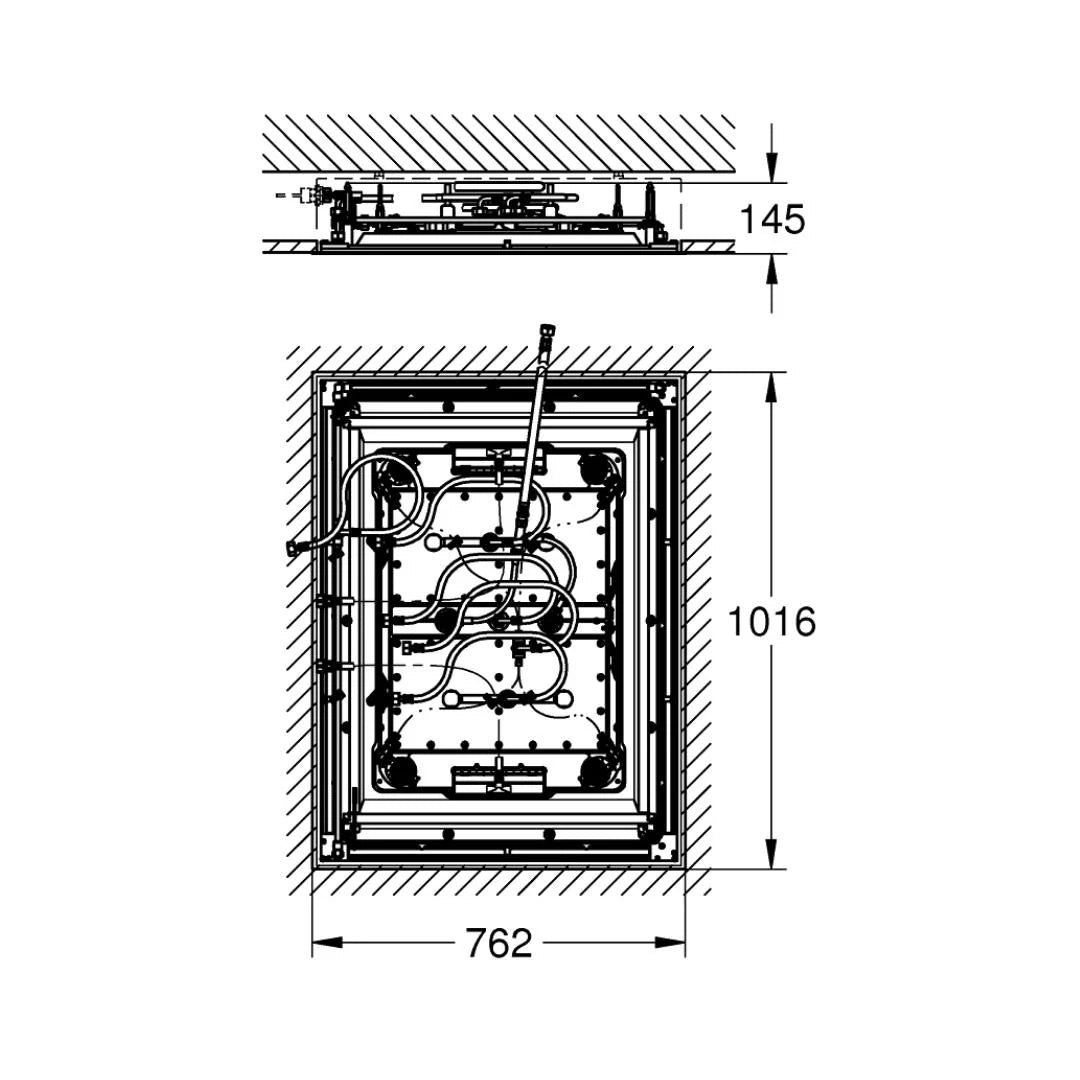 Grohe Multi Flow Overhead Shower Rainshower-F 26373001 - Chrome