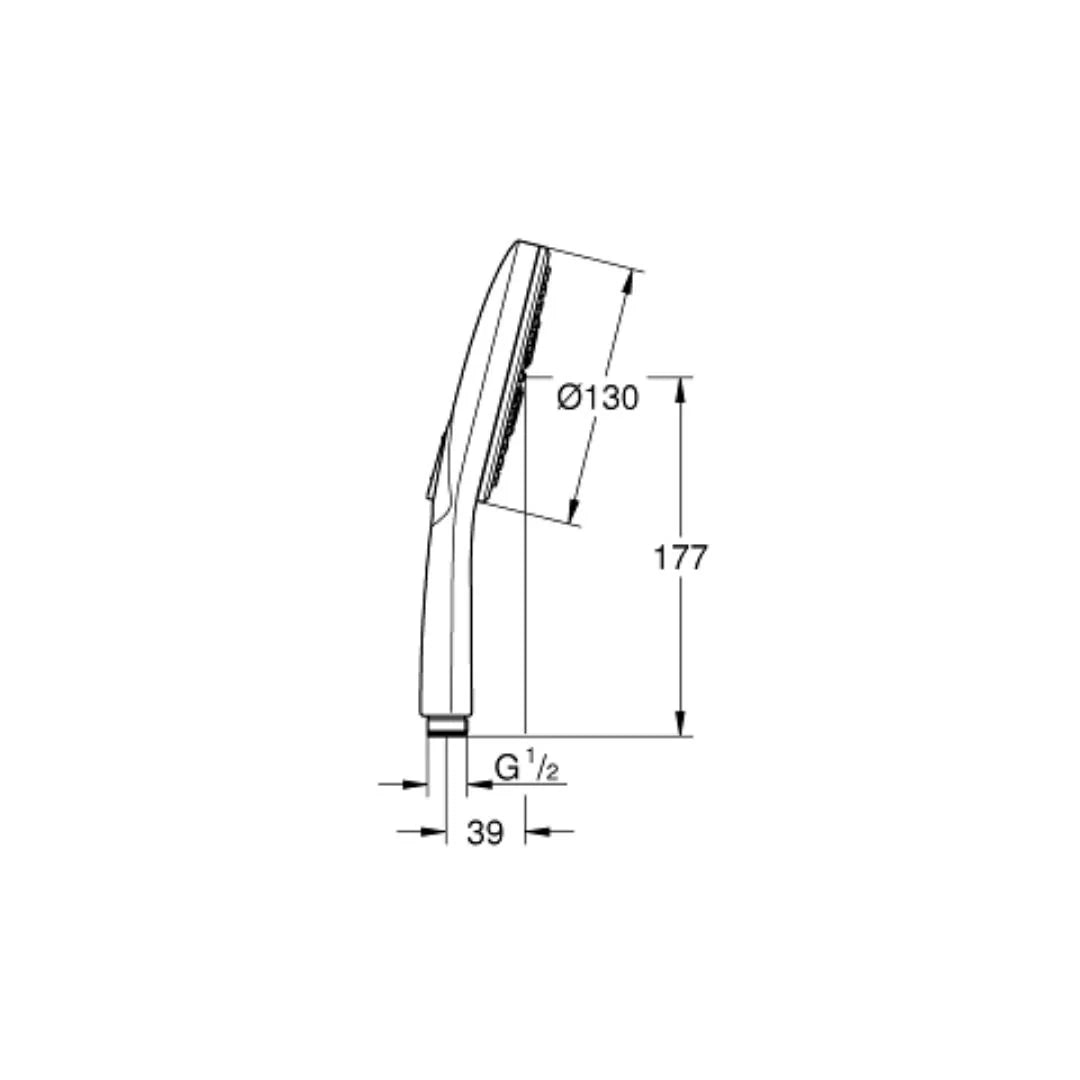 Grohe Multi Flow Hand Shower Smartactive 26574LS0 - Moon White