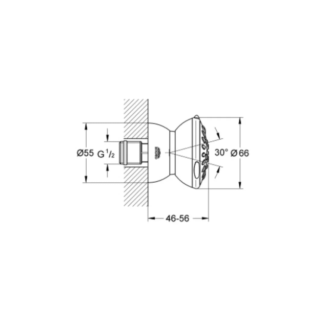 Grohe Multi Flow Body Shower Relexa 27067000 - Chrome