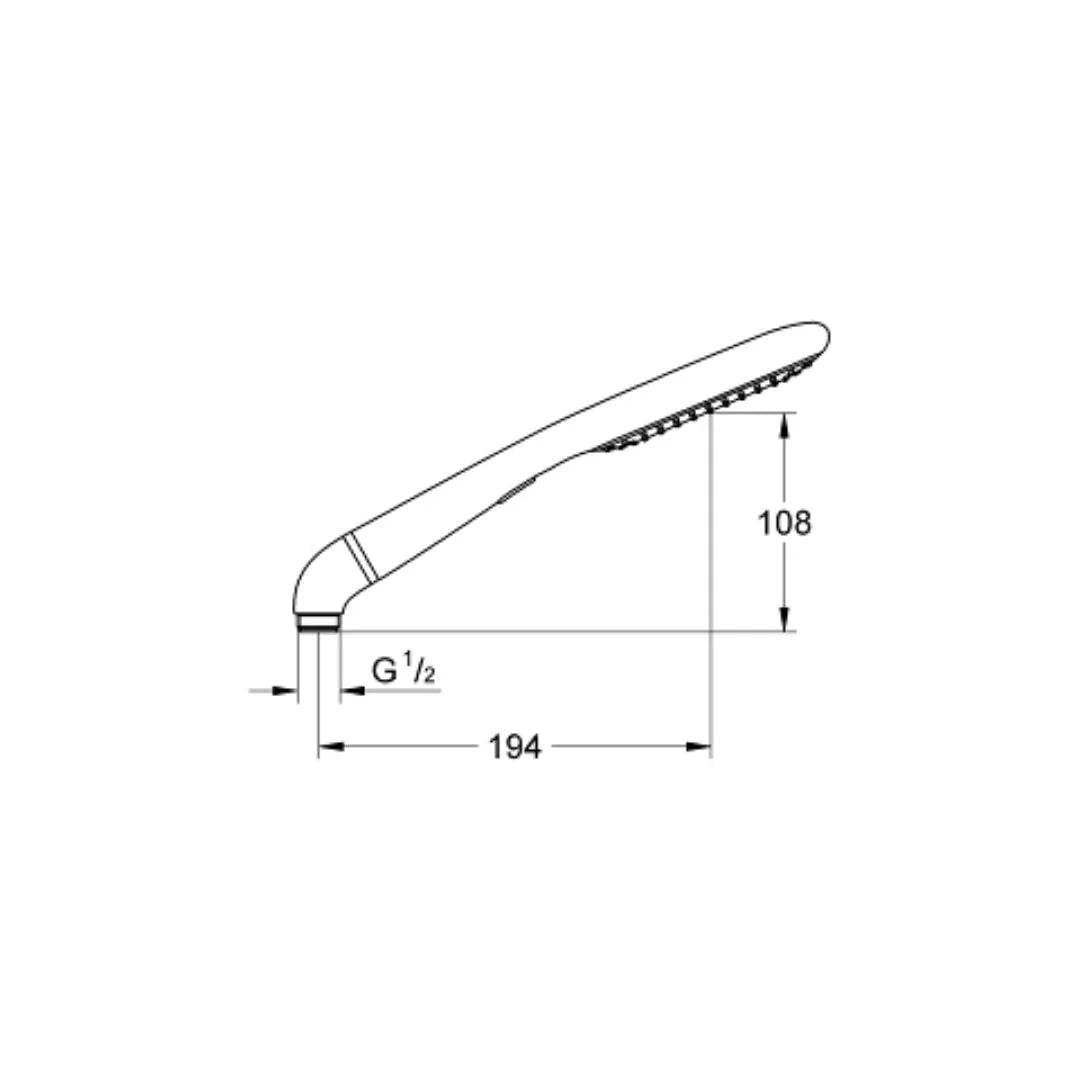 Grohe Multi Flow Hand Shower Eco 27274000 - Chrome
