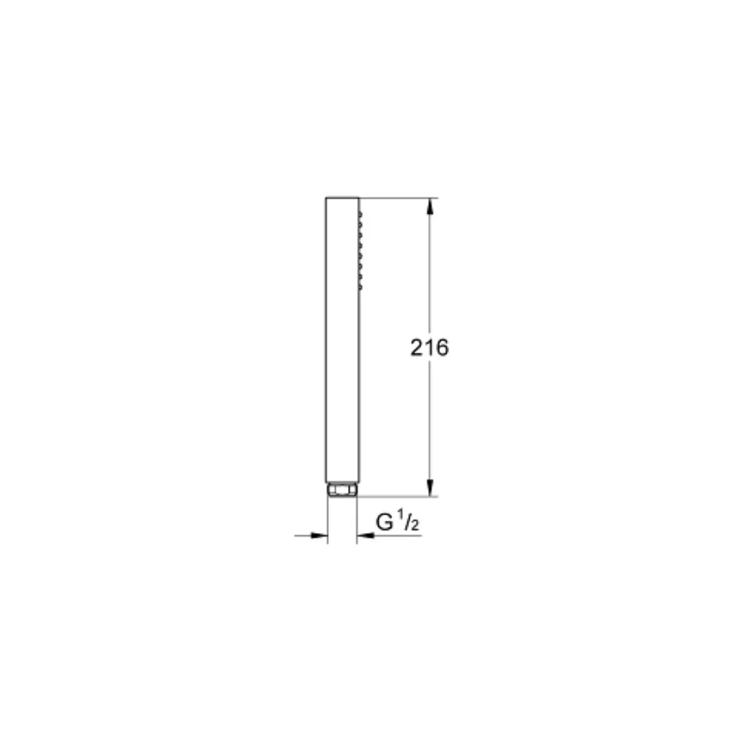 Grohe Single Flow Hand Shower Euphoria 27884001 - Chrome