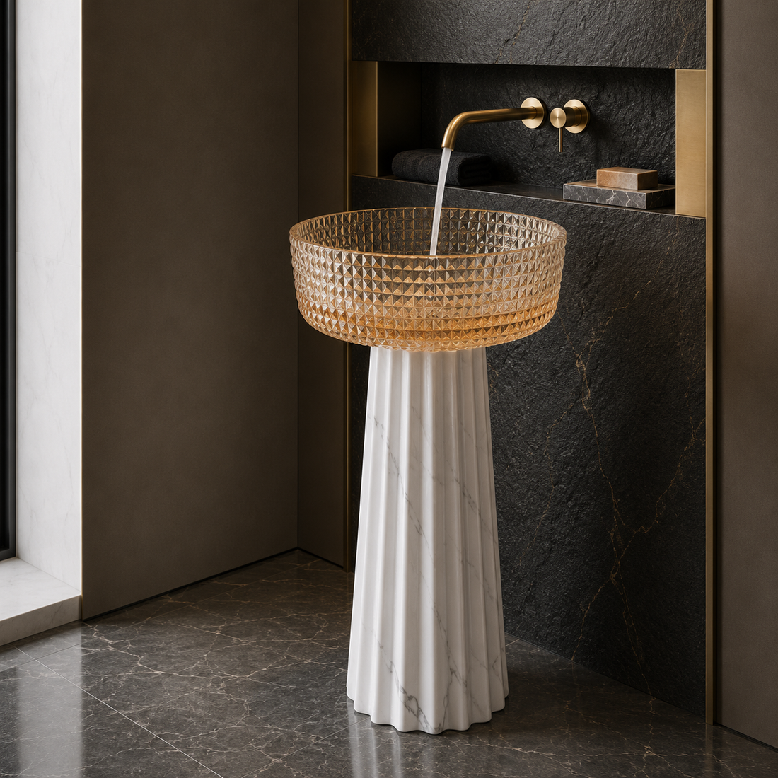 SCUBA ARTIFICIAL STONE PEDESTAL BASIN SC-9378