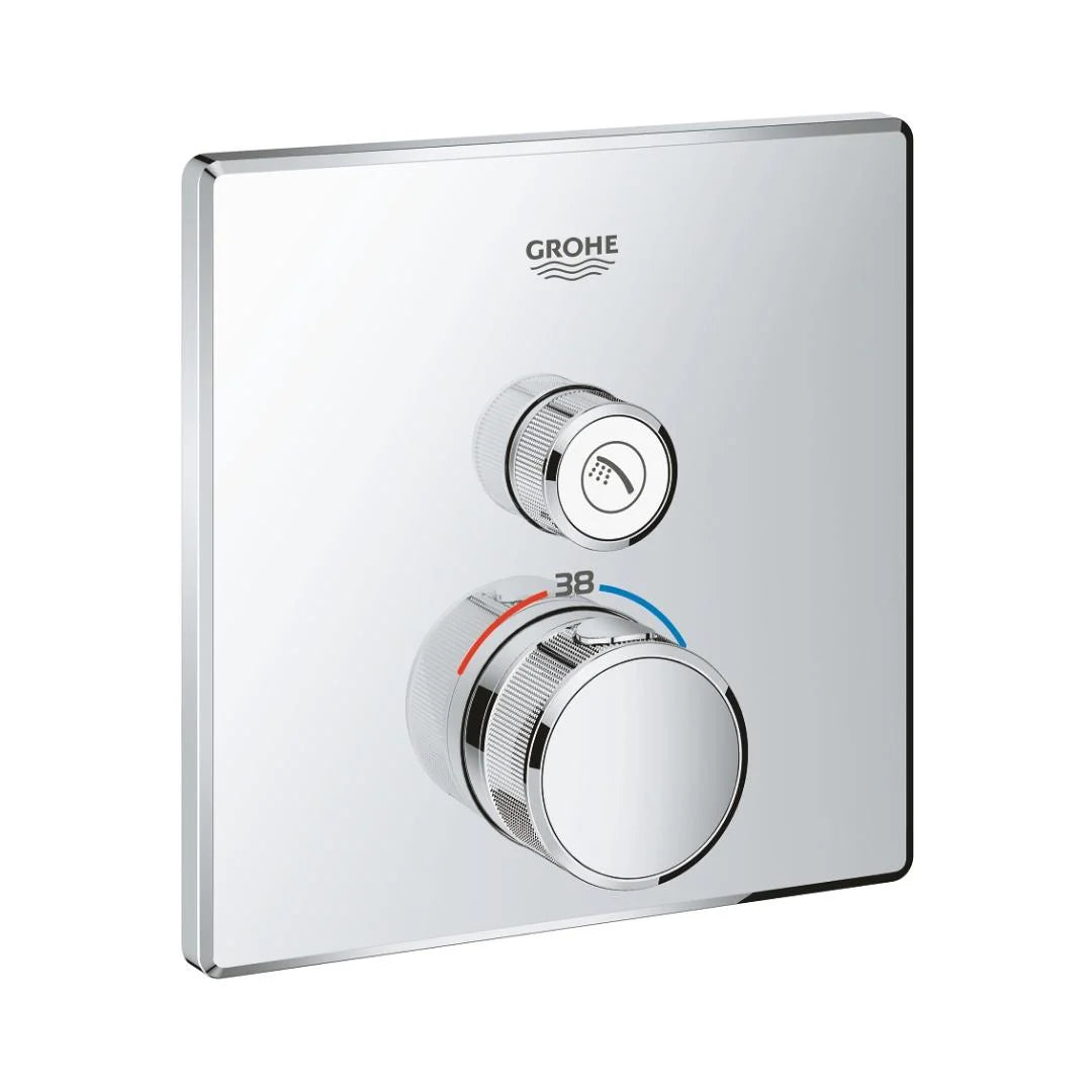Grohe 1 Way Thermostatic Diverter Smartcontrol 29123000 - Chrome Finish