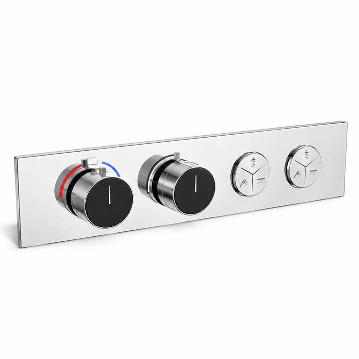 SERVEO PEBBLE SERIES 6 MULTI-FUCTION THERMOSTATIC DIVERTER SV916-CP-CHROME