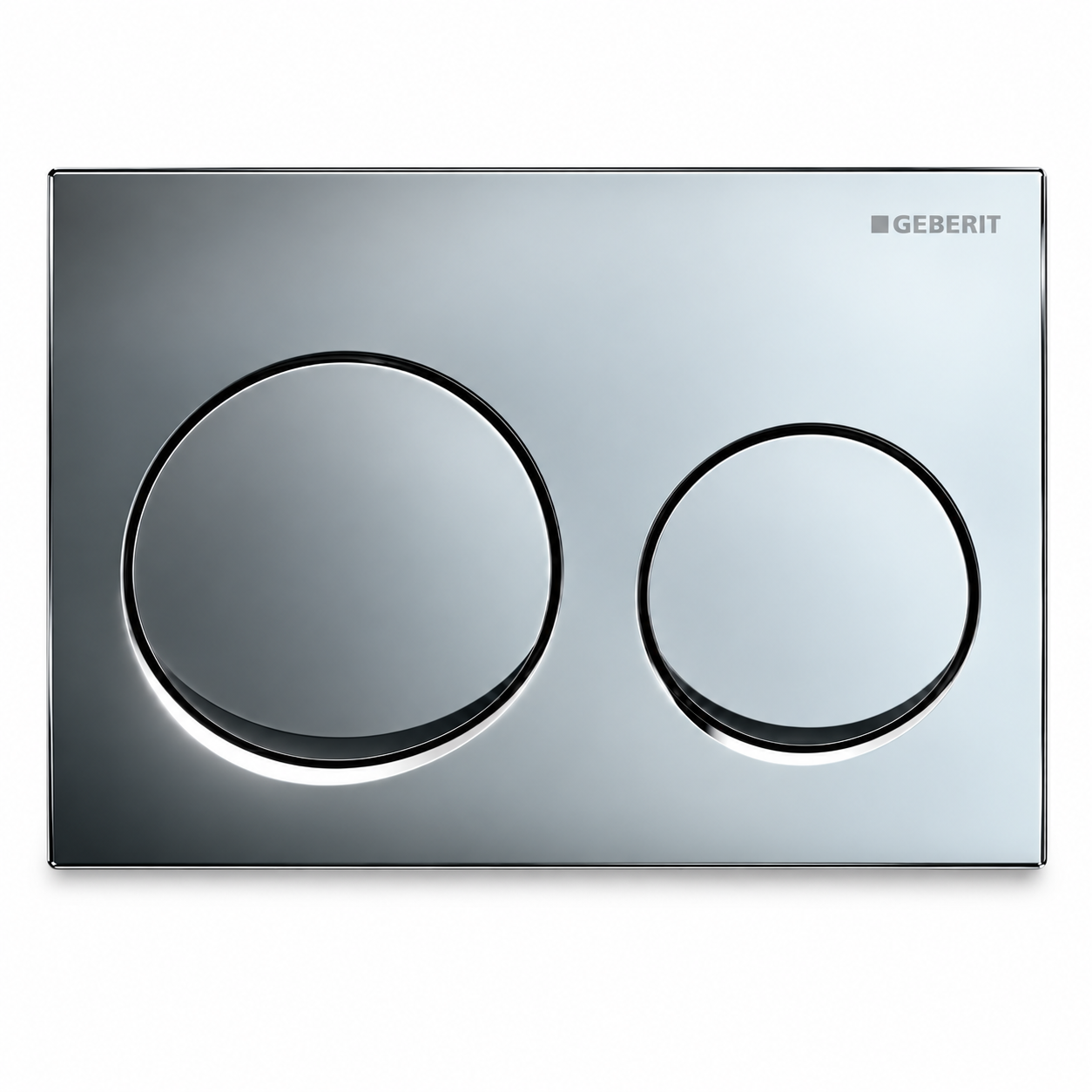 GEBERIT ACTUATOR ALPHA 25 ROUND FLUSH PLATE -BRIGHT CHROME