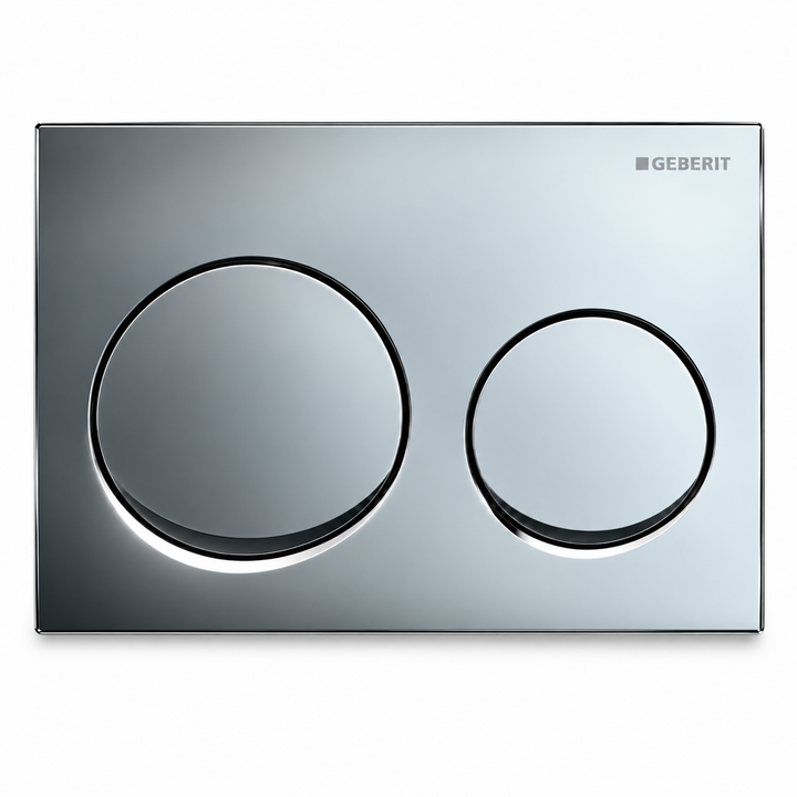 GEBERIT ACTUATOR ALPHA 25 ROUND FLUSH PLATE -BRIGHT CHROME
