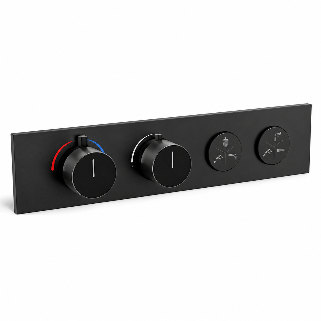 SERVEO PEBBLE SERIES 6 MULTI-FUCTION THERMOSTATIC DIVERTER SV916-MB-MATT BLACK
