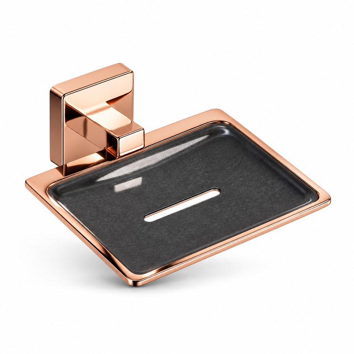 SERVEO REGALIA COLLECTION BRASS SOAP DISH SV301 RG-ROSE GOLD
