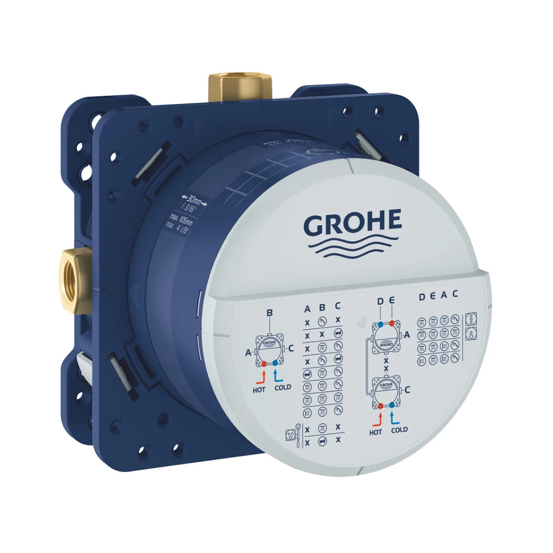 Grohe 3 Way Diverter Valve 35600000 - Chrome