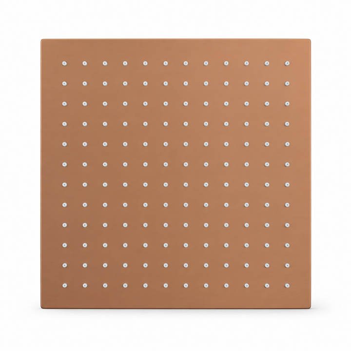 SERVEO CEILING MOUNTED BRASS RAIN SHOWER 8X8 INCHES SV7801-RG-ROSE GOLD
