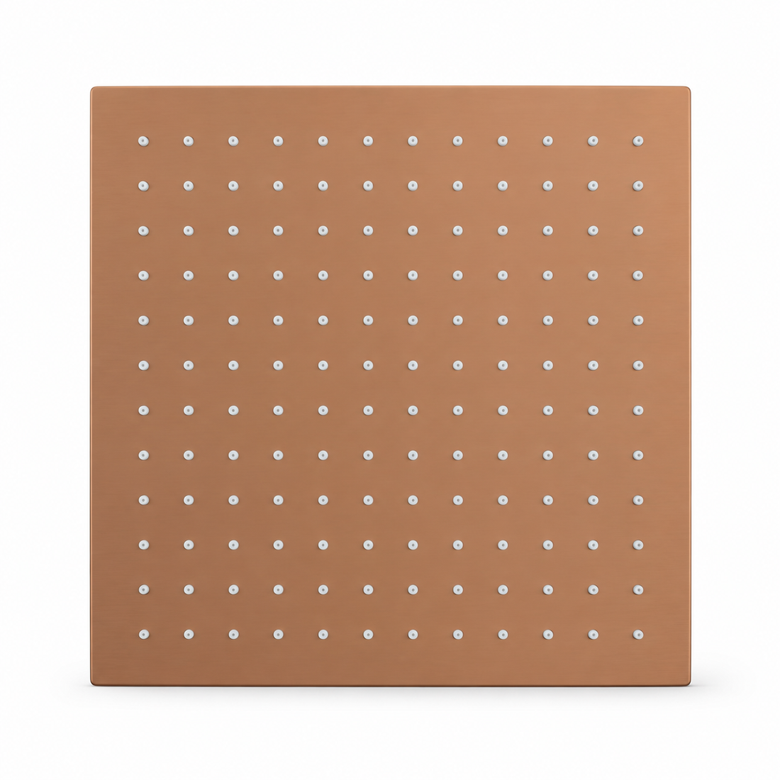SERVEO CEILING MOUNTED BRASS RAIN SHOWER 12X12 INCHES SV7802-RG-ROSE GOLD