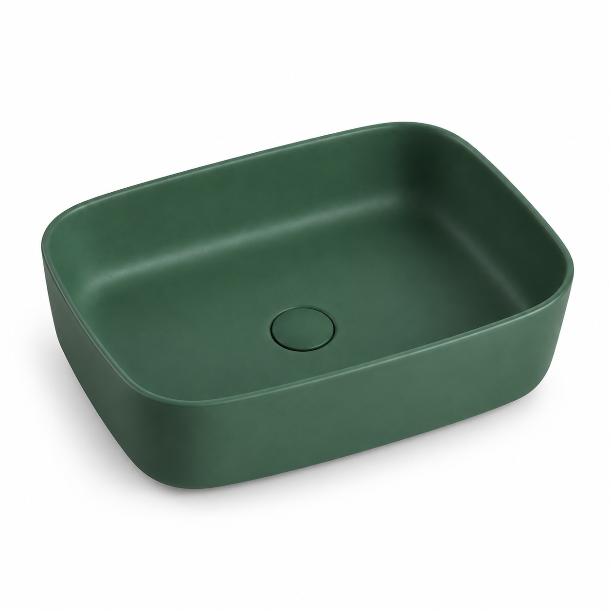 SCUBA MELAMINE BASIN SERIES WASH BASIN 16X13 INCHES SC-9208 DGM-DEEP GRREN MATT