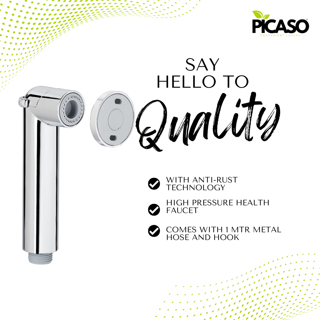 Picaso Magnet Jet Spray Set with 1.5 mtr hose & hook