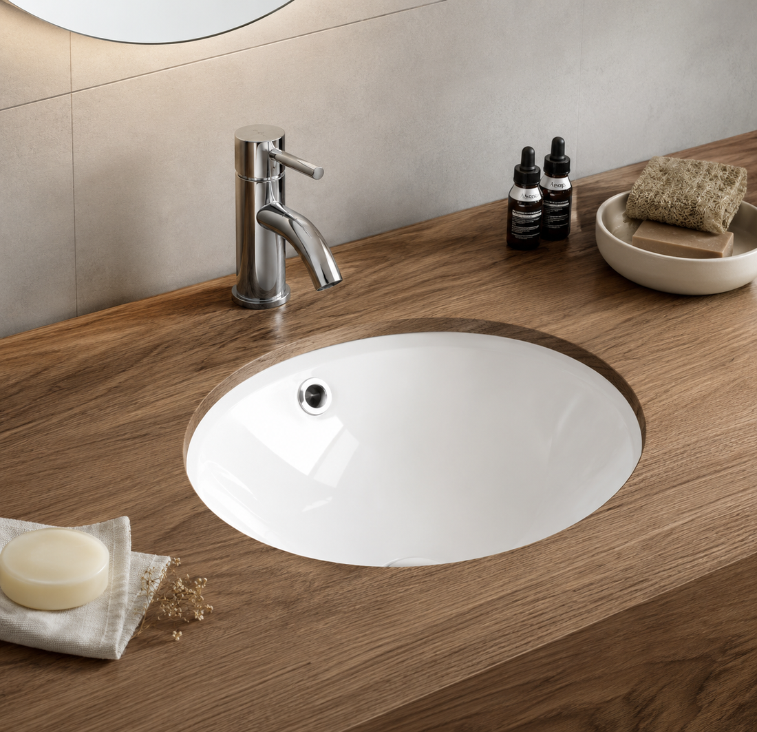 SCUBA  UNDER COUNTER BASINS SC-9802-WHITE