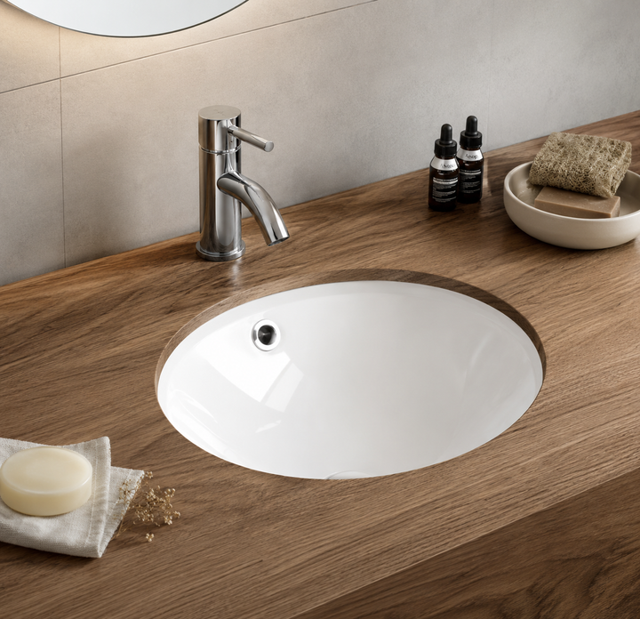 SCUBA  UNDER COUNTER BASINS SC-9802-WHITE