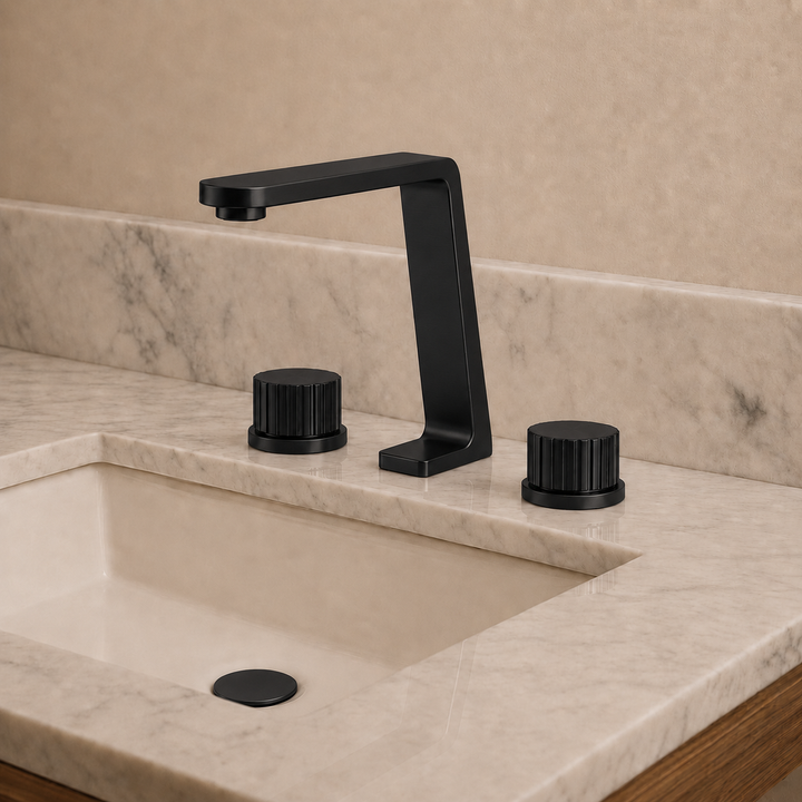 SERVEO ROYALE SERIES DUCK MOUNTED BASIN MIXER SV6305-BLACK MATT