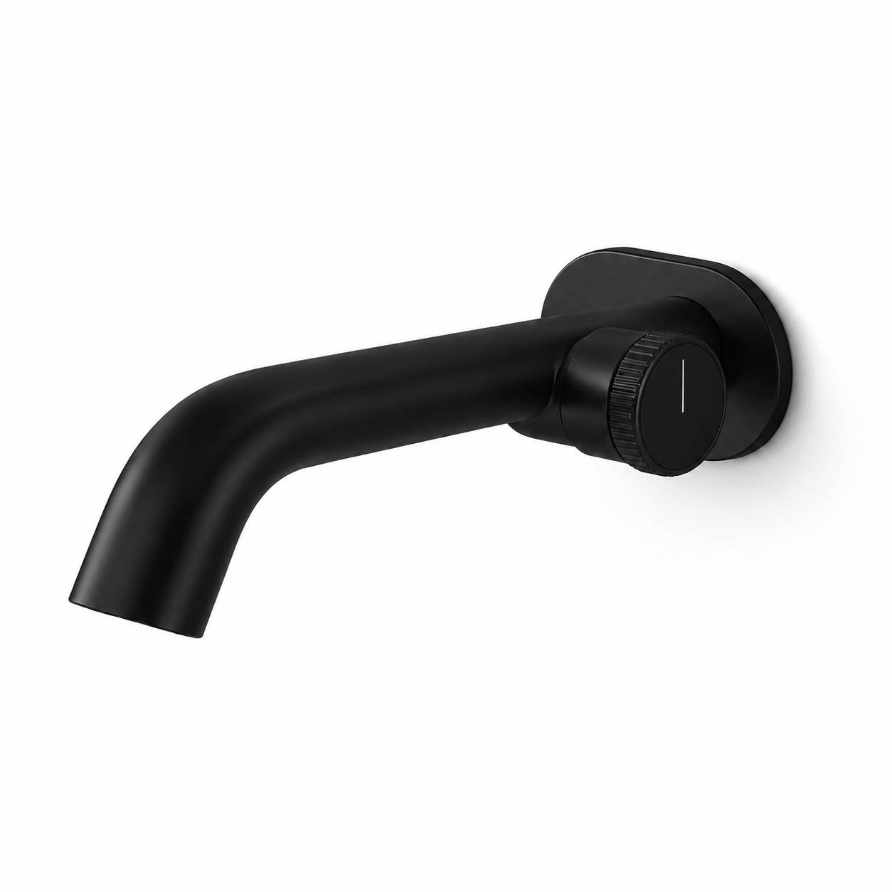 SERVEO OPULENCE  SERIES WALL MOUNTED BRASS BASIN MIXER SV6208-MATT BLACK