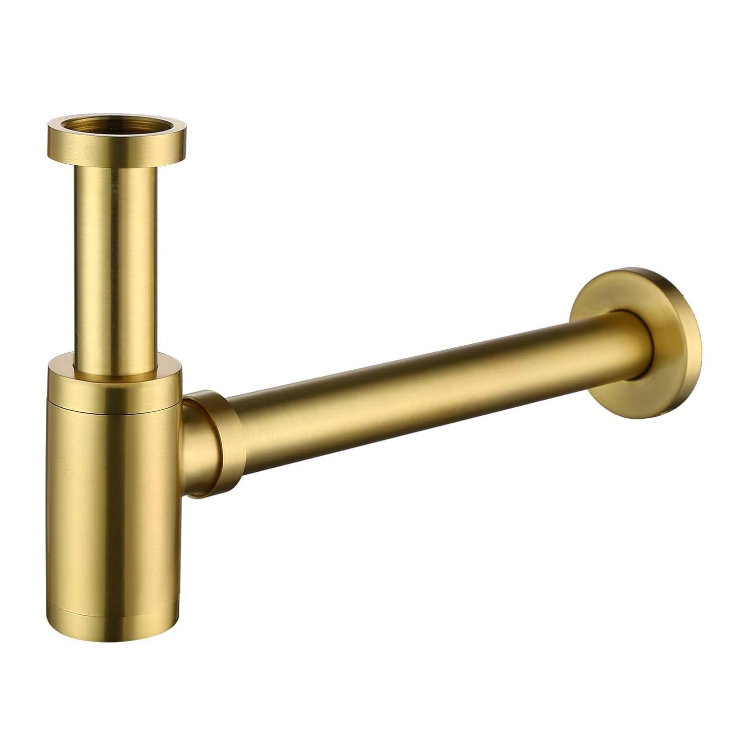 Gold 579 Bottle Trap with 12" bottle trap pipe-Gold