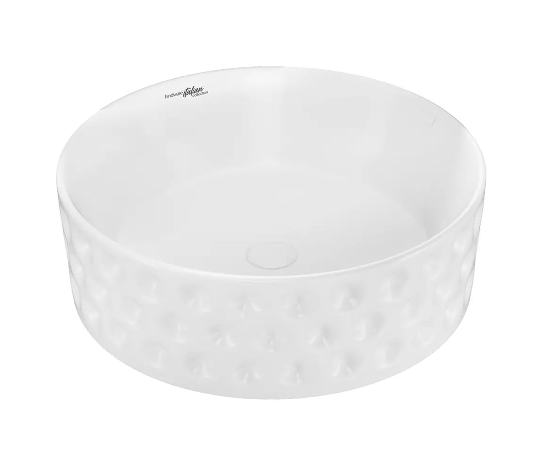 HIDWARE OVER THE COUNTER BASIN RENE 91244-WHITE