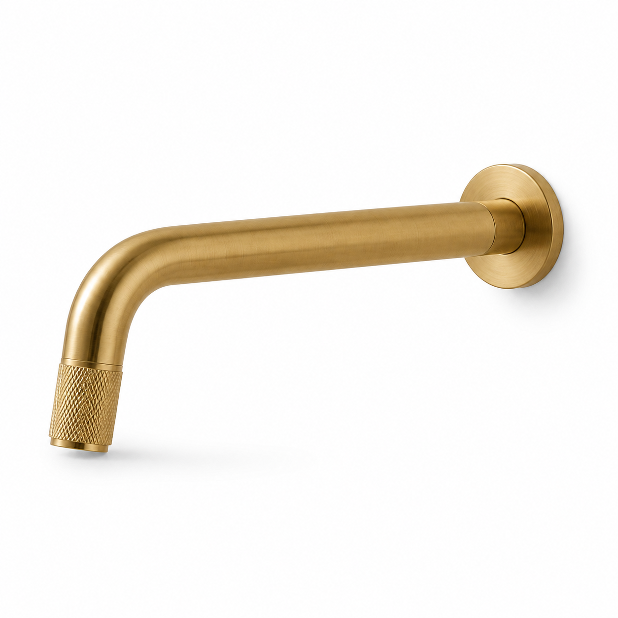SERVEO MOUTH OPERATED WALL MOUNTED COLD BASIN TAP SV6203-BRUSH GOLD