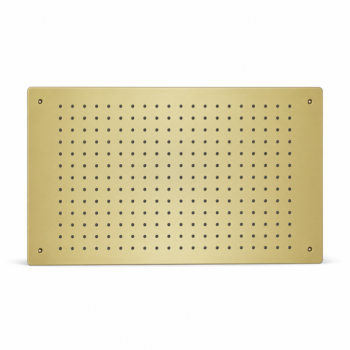 SERVEO CEILING MOUNTED SINGLE MULTI- FUNCTION RAINFALL 19X13 INCHES SV-7101-BG-BRUSH GOLD