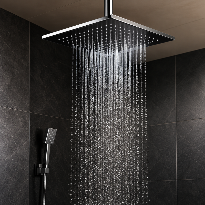 Modern shower fittings