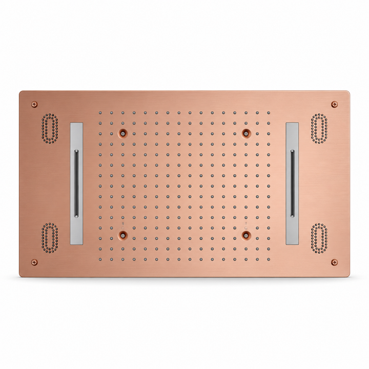 SERVEO CEILING MOUNTED 3 WAY MULTI-FUNCTION RAINFALL MIST AND WATERFALL SV7403-RG-ROSE GOLD