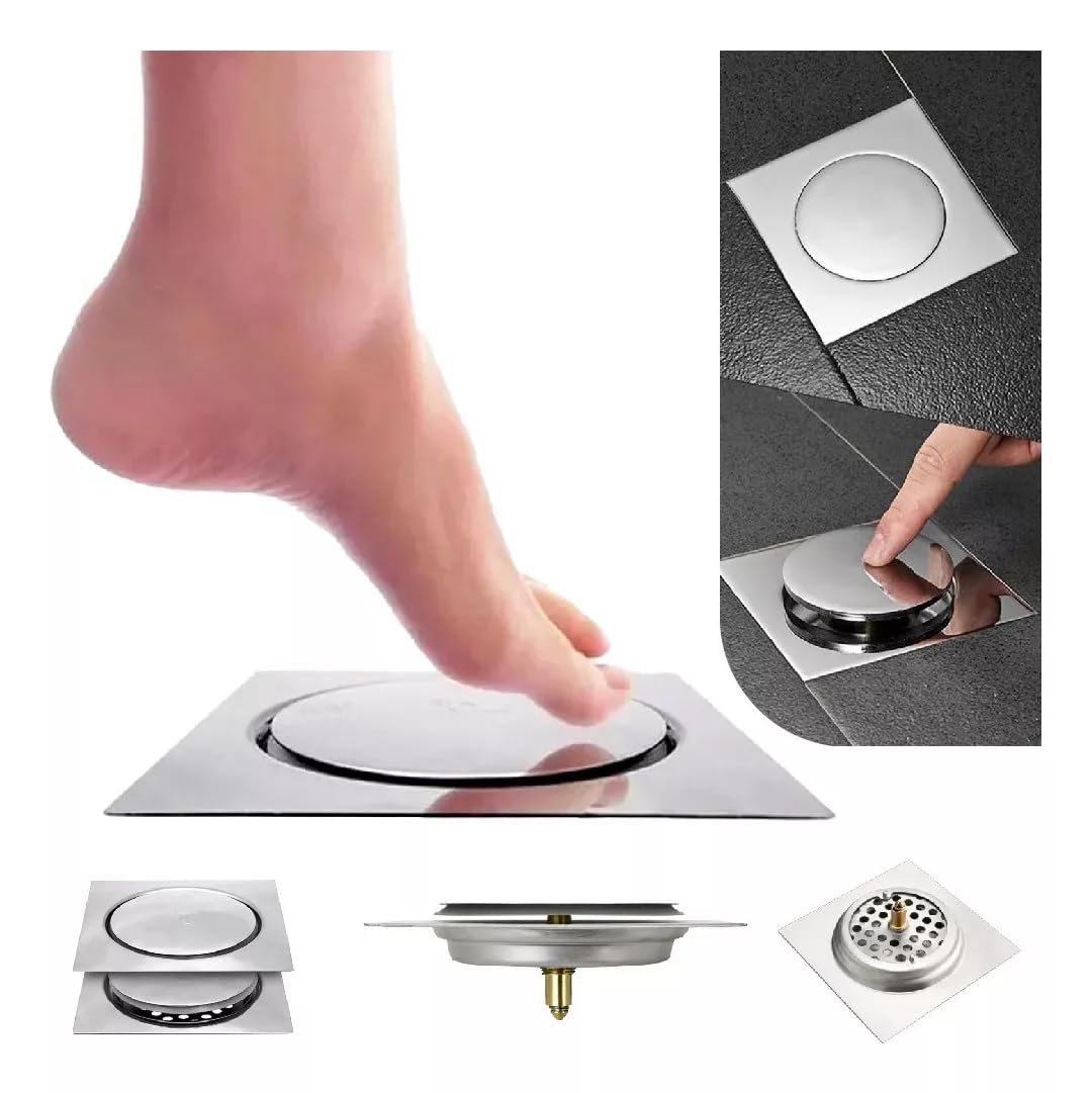 Picaso 6"x 6" Pop Up Floor Drain