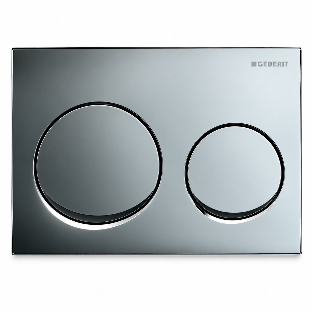 GEBERIT ACTUATOR ALPHA25 ROUND FLUSH PLATE -BRIGHT CHROME