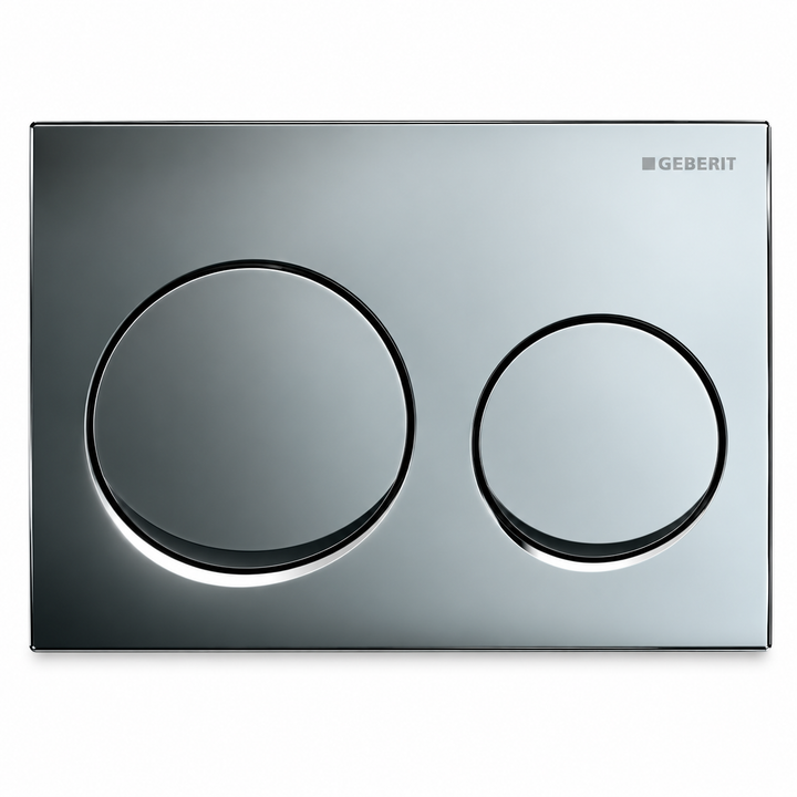 GEBERIT ACTUATOR ALPHA25 ROUND FLUSH PLATE -BRIGHT CHROME