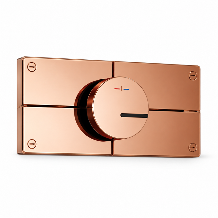 SERVEO CROWN SERIES 4 WAY MULTI-FUNCTION HIGH FLOW DIVERTER SV934-RG-ROSE GOLD