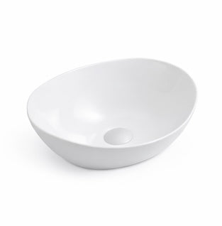 Scuba SC-9214 White Ceramic Basin - Oval