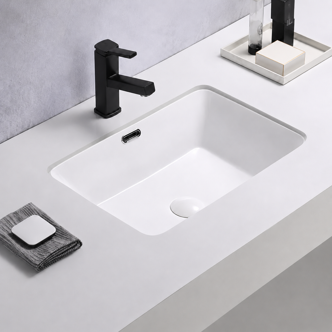 SERVEO UNDER COUNTER BASIN  22 X 15 X 7 INCHES SV8651-WHITE