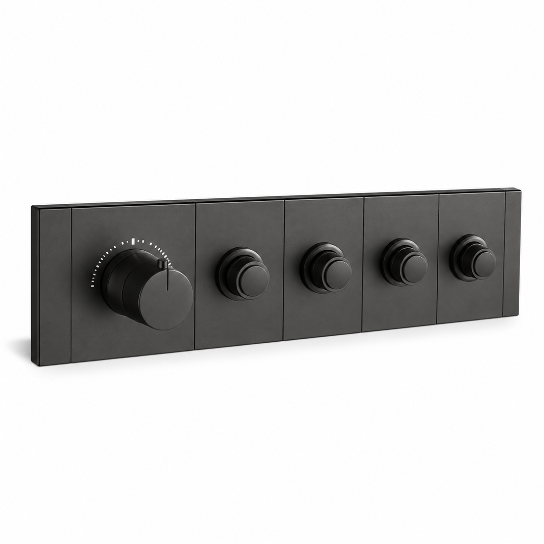 SERVEO ROYALE SERIES 4 WAY MULTI-FUCTION THEROMOSTATIC DIVERTER HORIZONTAL SV924-MB-MATT BLACK