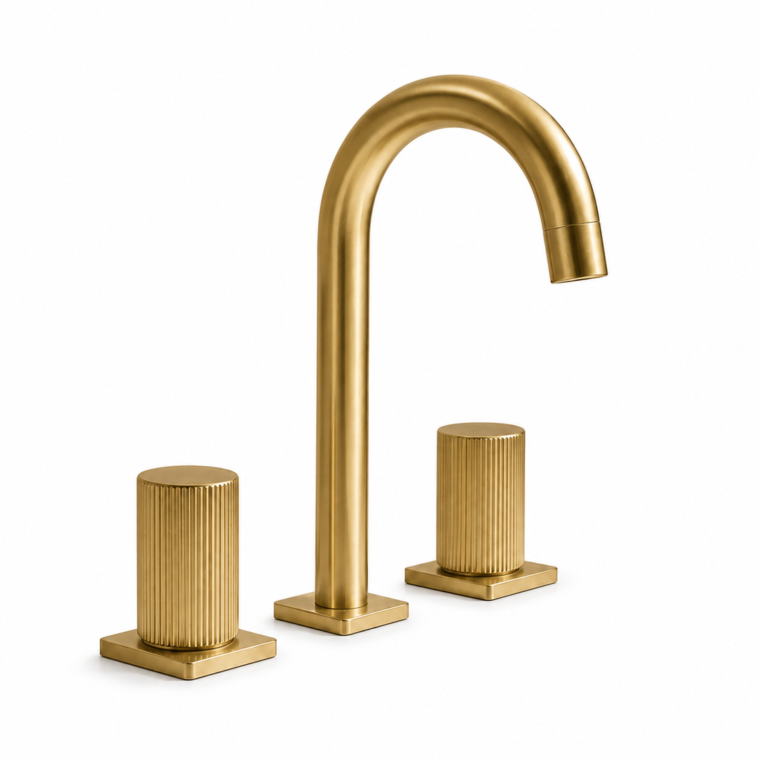 SERVEO PEBBLE SERIES DUCK MOUNTED BASIN MIXER SV6301-BRUSH GOLD